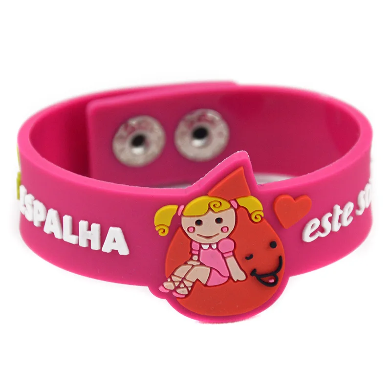 

OneBandaHouse Custom Design Soft PVC ID Wristband For Playground