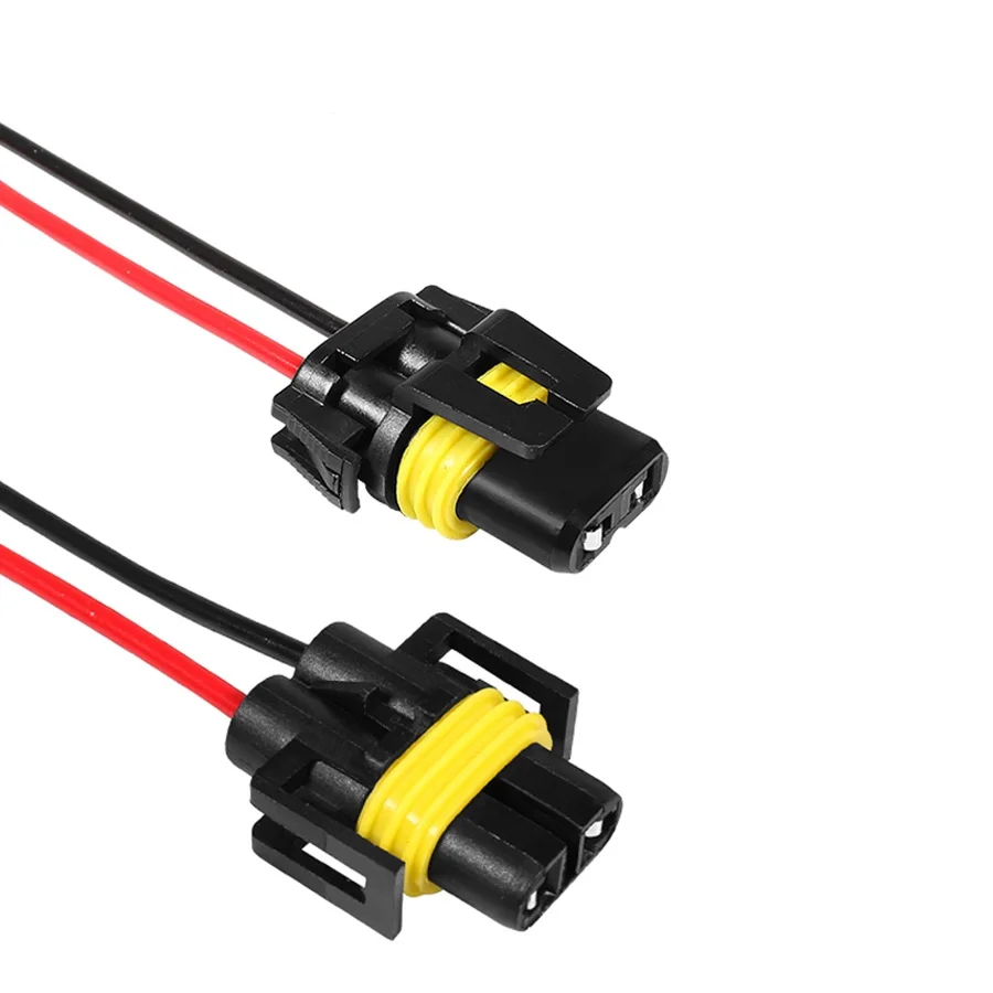 2 шт. 9005 9006 HB3 HB4 H8 H11 жгута проводов Мощность разъем кабельного шнура штепсельной