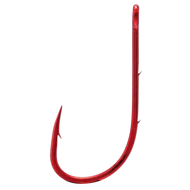 Mustad 92668NP рыболовные крючки с двойной спинкой колючие защитой от падения красные