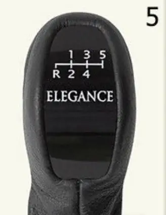 5 Speed Elegance Для Mercedes Benz E Class W211 S211 2002 2003 2004 2005 2006 2007 2008 2009 автомобиля 5/6 Шестерни переключения Шестерни ручка с свободного кроя из искусственной кожи - Название цвета: 5 Speed Elegance