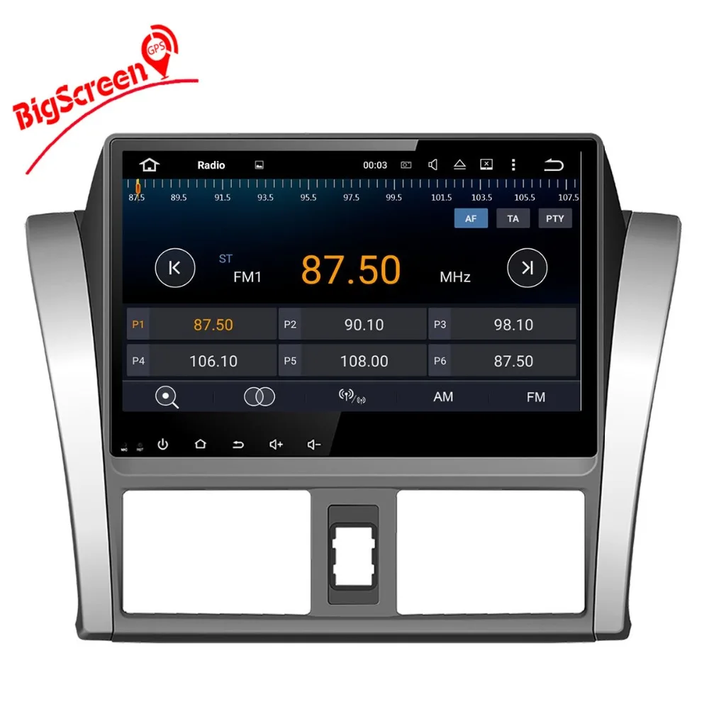 9 &quotAndroid 0 автомобильный DVD-плеер GPS навигатор для Toyota Vios YARIS Sedan 2013-2016 автомобильное