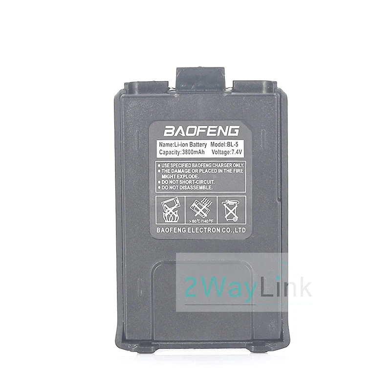 1 шт. BL-5 3800 мАч Baofeng UV-5R UV-5RE UV-5RA Батарея больше Ёмкость оригинальный 1800 мА/ч иди и