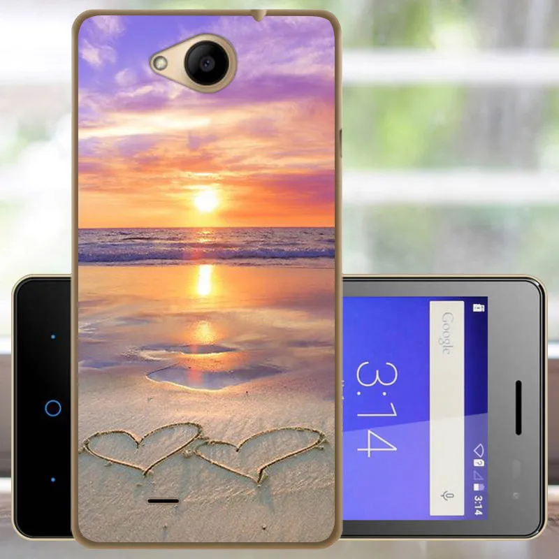 FANATU zte T320 силиконовый чехол, 4,5 дюймов, мягкий ТПУ zte Blade GF3, чехол на заднюю панель с принтом, защитный чехол для телефона s для zte Blade GF3 Funda