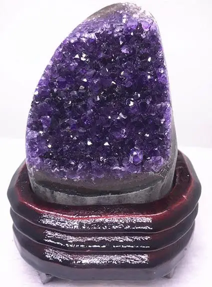 NIC amethyst Uruguay crystal gem медитация рейки целебный Кристалл кластер образец плюс домашний декор