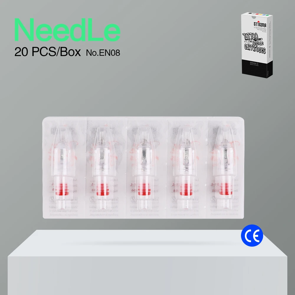 Иглы картриджей для перманентного макияжа 20 шт. стерилизованные одноразовые