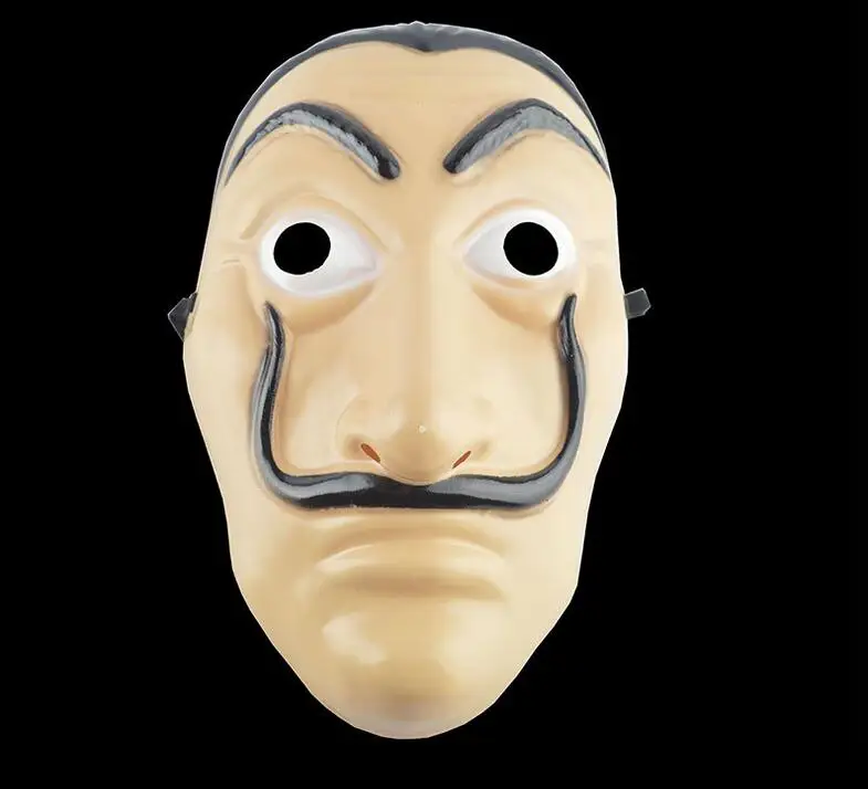 Комедия мастер La Casa De Papel Dali маска Хэллоуин Маскарад косплей Смешные
