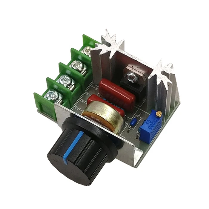 AC SCR 220V 2000W регулятор напряжения диммеры Диммеры Регулятор скорости двигателя