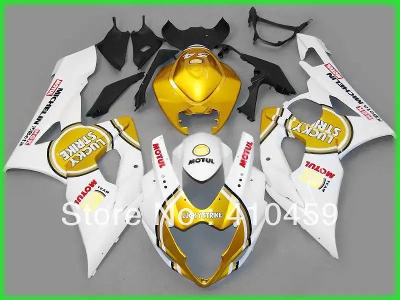 Набор обтекателей мотоцикла для SUZUKI GSXR1000 GSX R1000 GSXR 1000 K5 05 06 2005 2006 модные золотистые