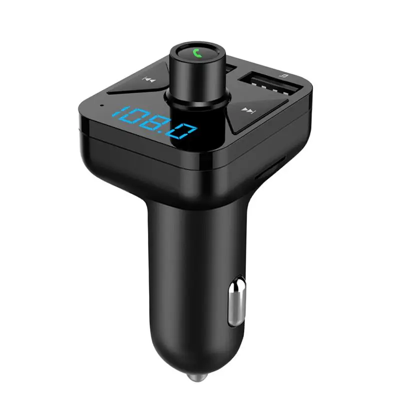 Bluetooth FM передатчик с 3.4A двойной USB зарядное устройство автомобильный MP3 Поддержка