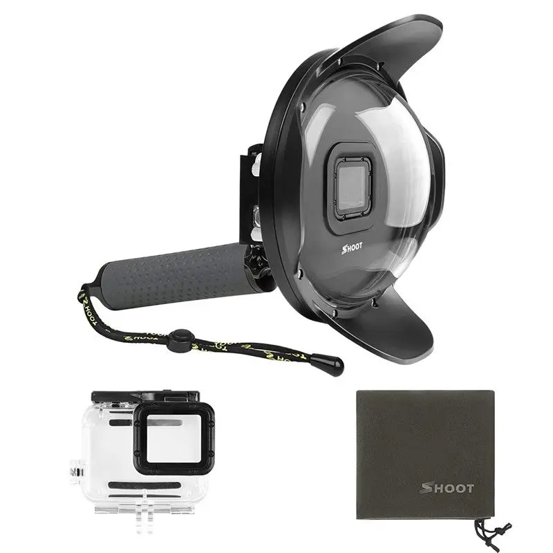 Лучшие предложения подводный купол SHOOT для GoPro HERO6 HERO5 HERO2018 (купол +