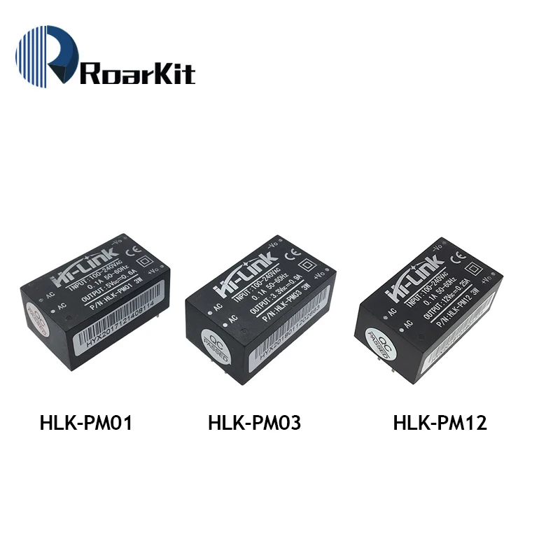HLK PM01 PM03 PM12 AC DC от 220 В до 5 В/3 3 В/12 мини модуль питания Интеллектуальный бытовой