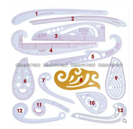 Профессиональная одежда ученические дизайнеры кривая линейка для портного