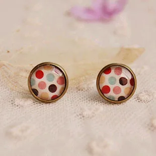 12 парт/лот Смешанные Винтажные Ювелирные Изделия Стеклянные Кабошоны