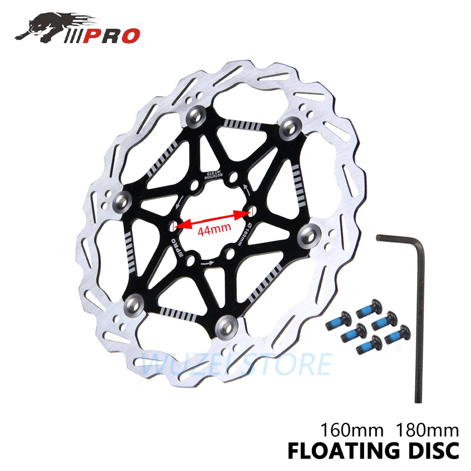 IIIPRO велосипед тормозной диск ротора DR-11FA 160/180/203 мм горный велосипед MTB велосипед плавающий дисковый кабель Запчасти Сделано в Тайване