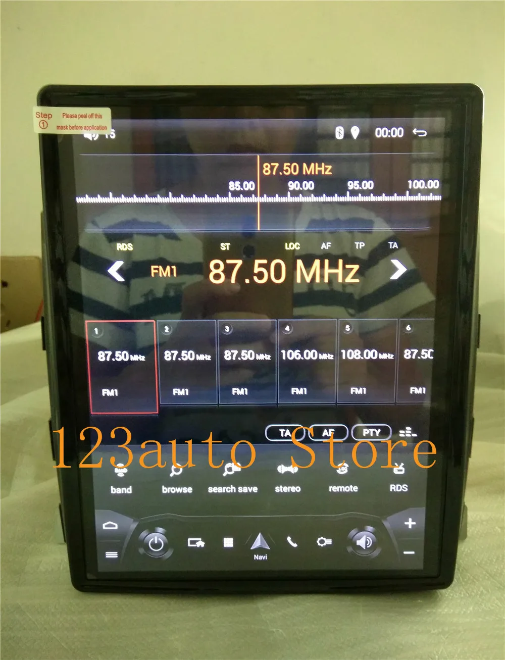 10,4 дюймов вертикальный Tesla стиль Android 7,1 авто без DVD gps навигация плеер радио аудио для porsche panamera 2G 32G 2010
