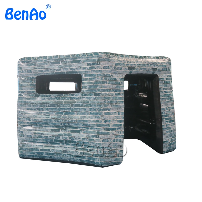 Надувной Пейнтбольный бункер в форме домика для стрельбы надувной пейнтбола