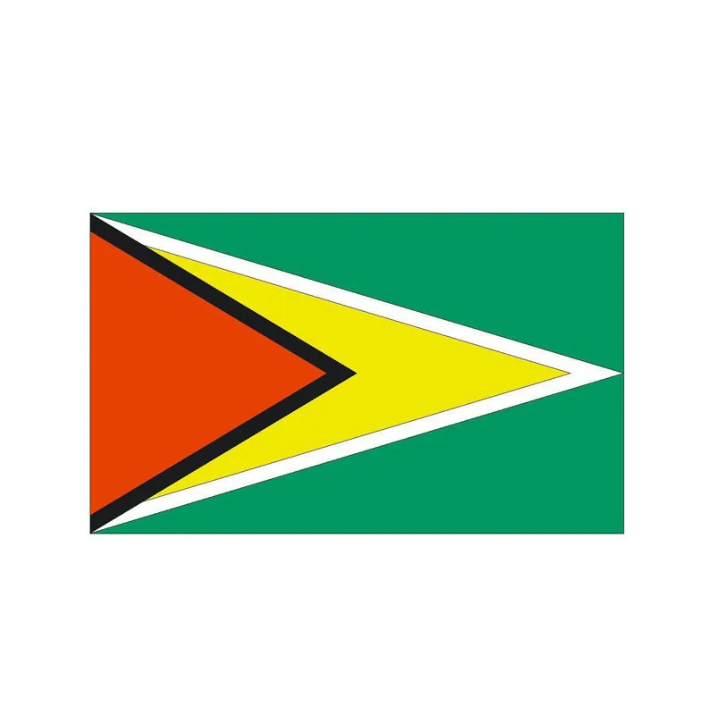 YJZT 14.8CM*8.8CM Car Styling Motorcycle GUYANA Flag Sticker Decal Accessories 6-0461 | Автомобили и мотоциклы