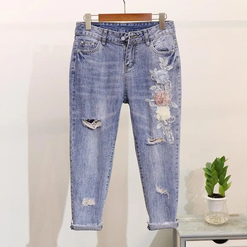 High Quality An Mo Yan3d Flower Embroidery Harajuku Two-piece Women's Spring And Autumn Sweet Trend Summer Set Women | Женская