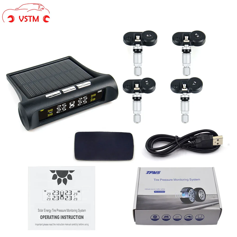 Датчик давления автомобильных шин Система контроля в шинах солнечная батарея