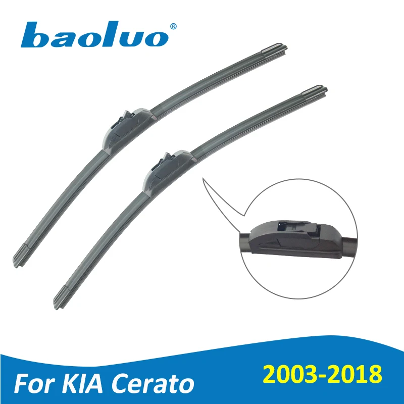 Baoluo стеклоочистителей для Kia Cerato 2003 2004 2005 2006 2007 2008 2009 2010 2011 2012 2013 2014 2015 2016 2017 2018|wiper