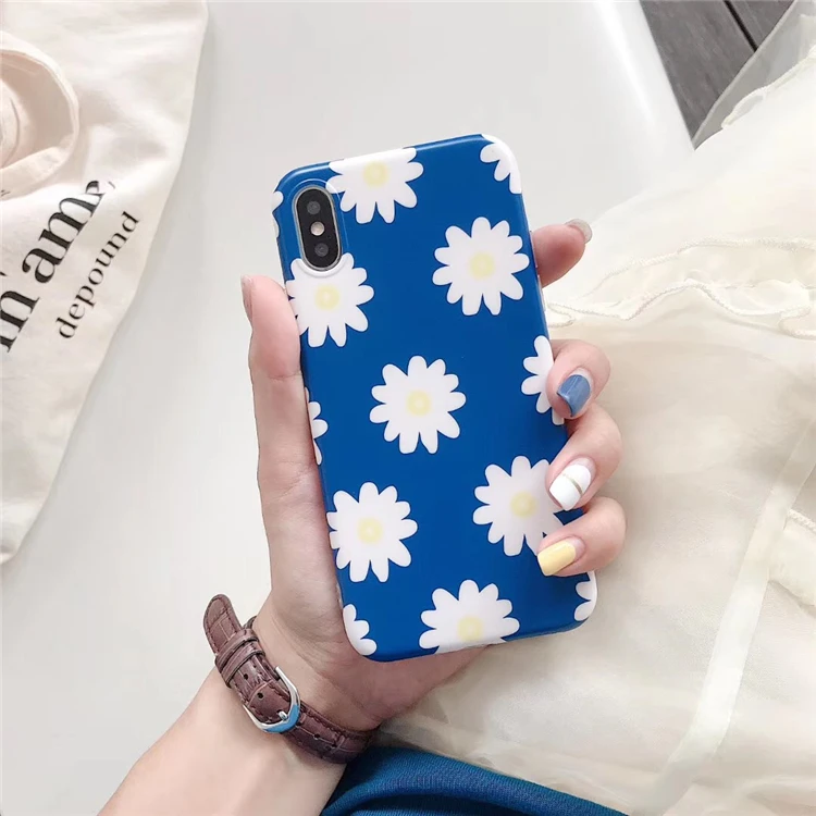 Чехол для телефона в стиле ретро с цветными цветами iphone XS Max чехол X XR 8 7 6S 6 Plus