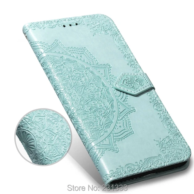 C-ku Mandala Flower Wallet Leather Pouch Case For Samsung Galaxy S8 S9 PLUS Huawei Honor 7A 7C Stand ID Card Skin Cover 1PCS | Мобильные