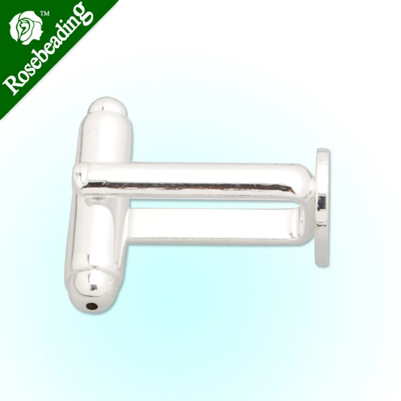 Запонки запонки с серебристым покрытием 8 мм клеевые накладки пустые настройка 20