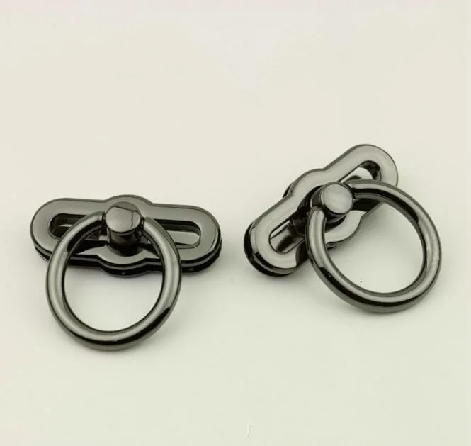 (10 PCS/lot) Bag Handbag Hardware Ring Metal Rotating Decorative Buckle Accessories | Багаж и сумки