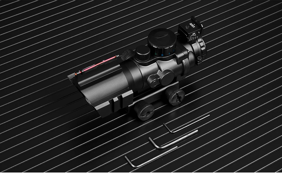 4x32 Acog прицел 20 мм ласточкин хвост рефлекторная Оптика прицел тактический прицел для охотничьего ружья винтовка страйкбол снайперская Лупа пневматический пистолет