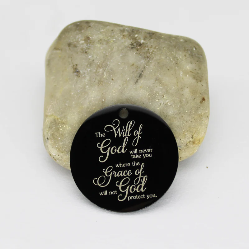 Божья коровка из нержавеющей стали очарование Грация кулон волей Божьей никогда