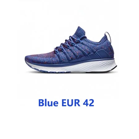Blue EUR42 Оригинальные кроссовки Xiaomi Mijia, 2 спортивные дышащие кроссовки для бега, эластичные трикотажные вамп для мужчин, для улицы - Цвет: Blue EUR42