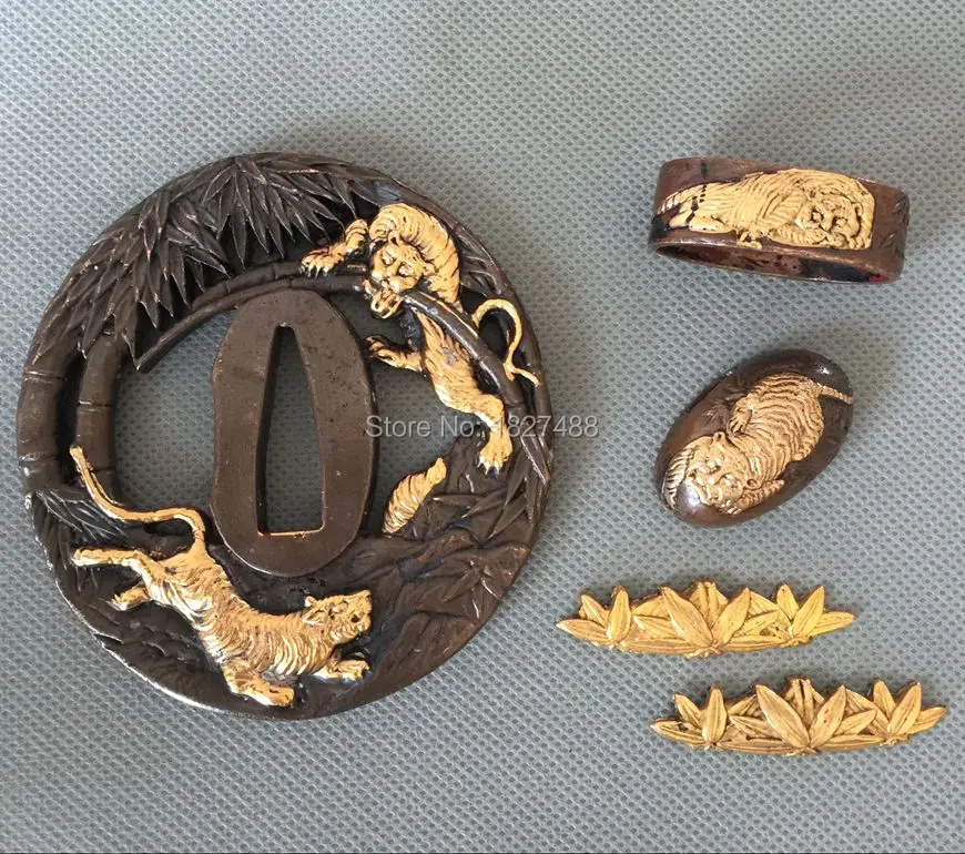 Высококачественный медный защитный аксессуар Tsuba для японского меча катана