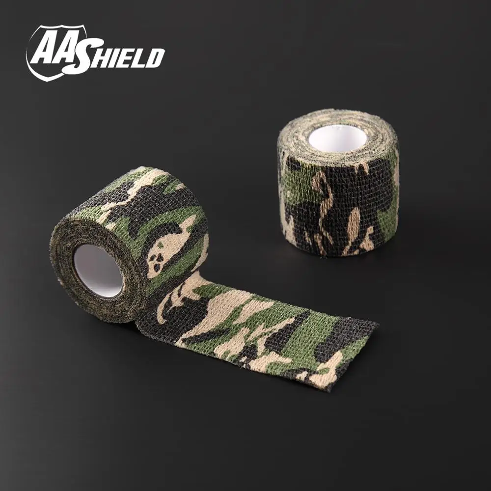 

AA Shield Outdoor Camping bandage Camo Tape Military Rifle Covert Adhesive multicolor / Gun OCP 3PCS