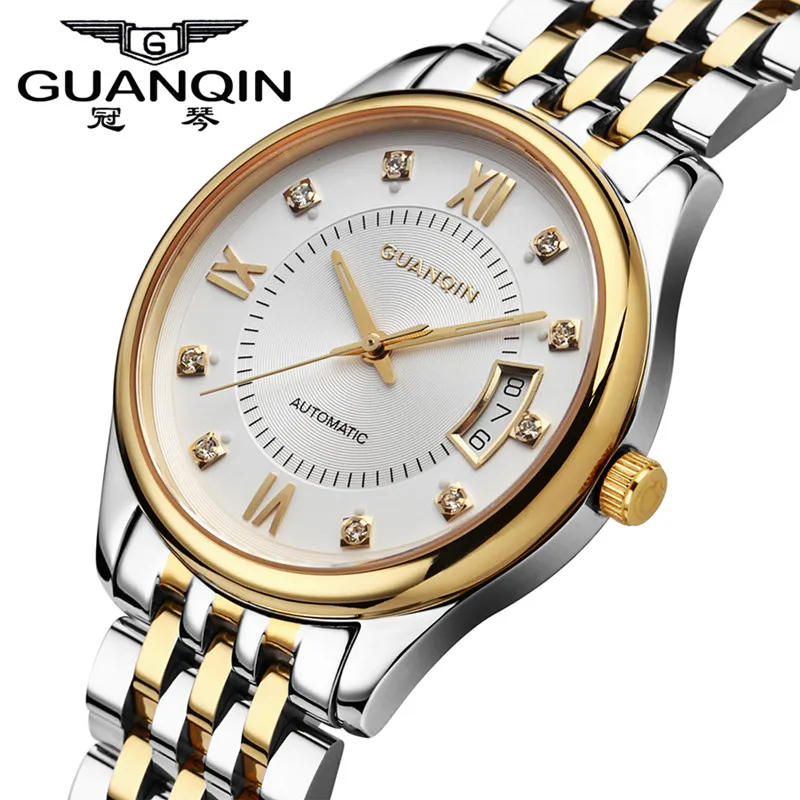 

Brand Watch Men GUANQIN GQ80016-1A Men Watches 2021 Casual Hardlex Sport Mechanical Watches 30m Waterproof Wristwatches