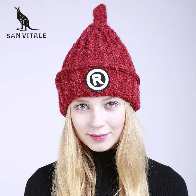 Женские шапки бини Skullies зимние теплые для дам шапка высшего качества Черная