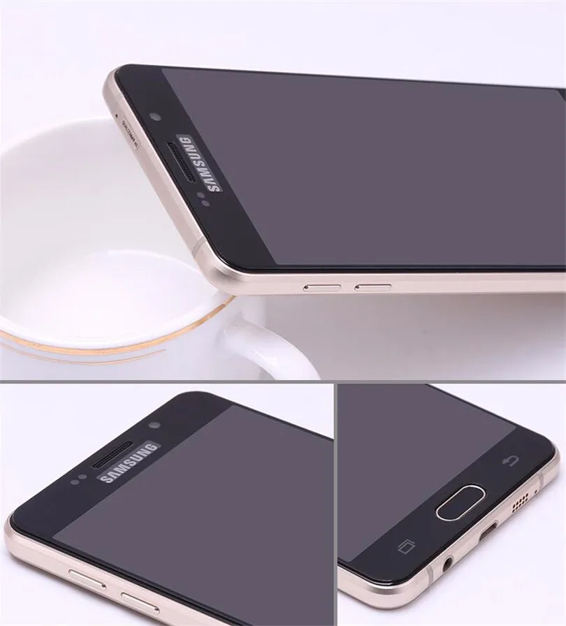 9H защитная пленка на полное покрытие из закаленного стекла для samsung Galaxy A3 A5 A7 NOTE 2 3 4 5 C5 C7 Защитная пленка для экрана