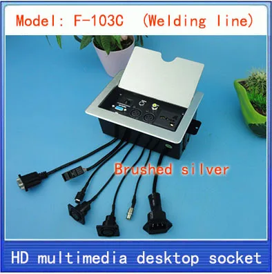 Настольная розетка/Скрытый мультимедийный информационный ящик розетка/Сеть RJ45 3
