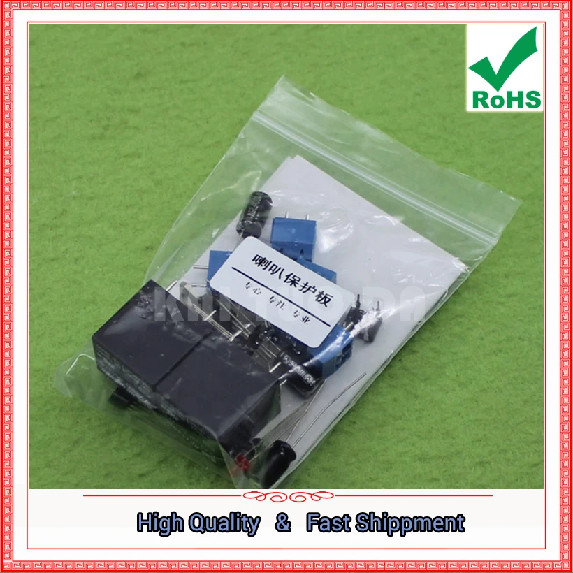 Speaker Protection Board Parts with Dual Relay Power Amplifier Start-up Delay and DC E1A4 | Электронные компоненты и