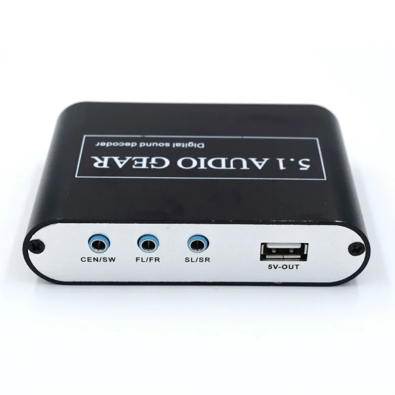 Aiyima DTS/AC3 аудио декодер плеера Dolby Digital волокно к аналоговым USB 5 1 канала 1080P HD
