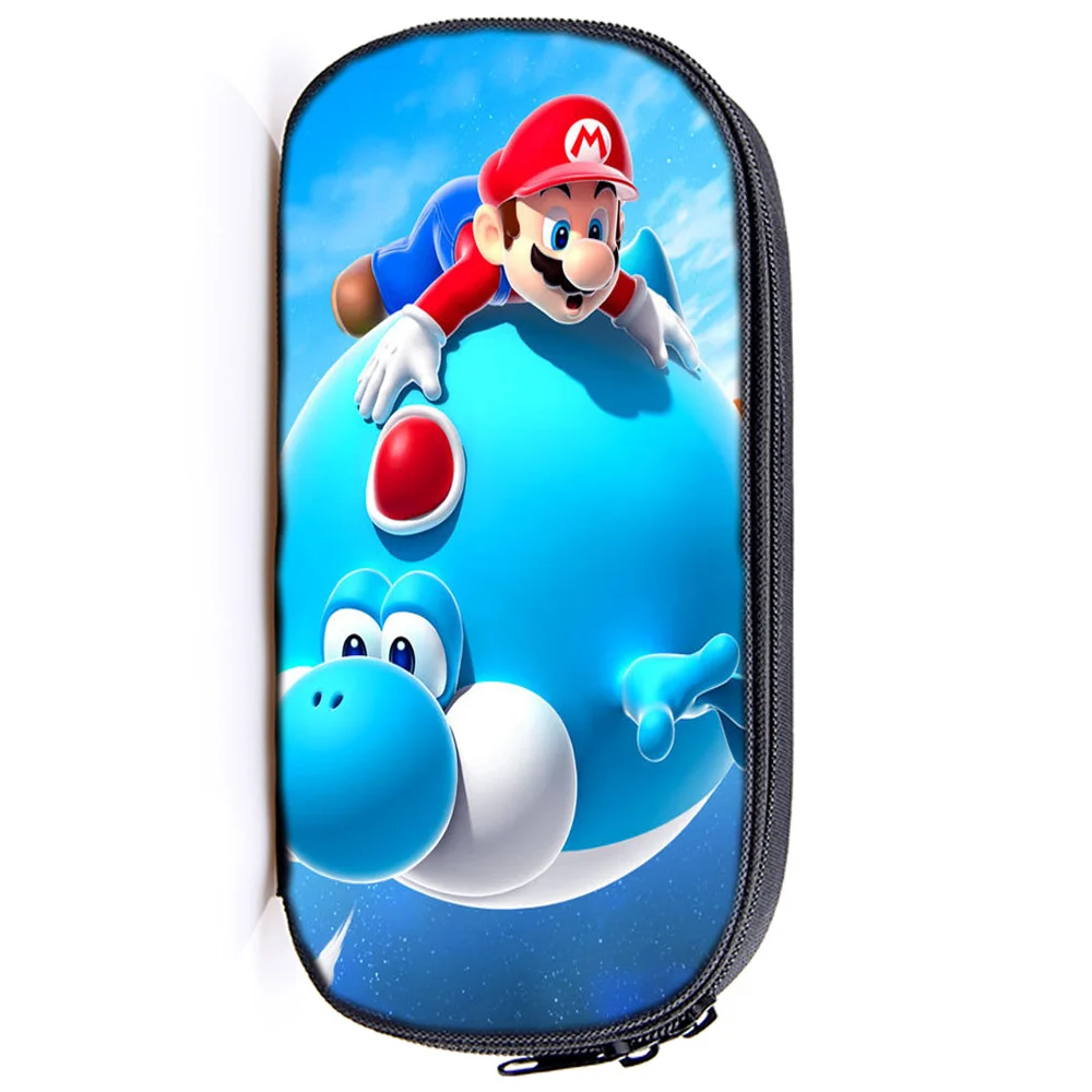 4 Чехол для карандашей Super Mario, сумка для канцелярских принадлежностей для мальчиков и девочек, повседневные школьные принадлежности, модная новая милая Высококачественная детская подставка для ручек - Цвет: 4