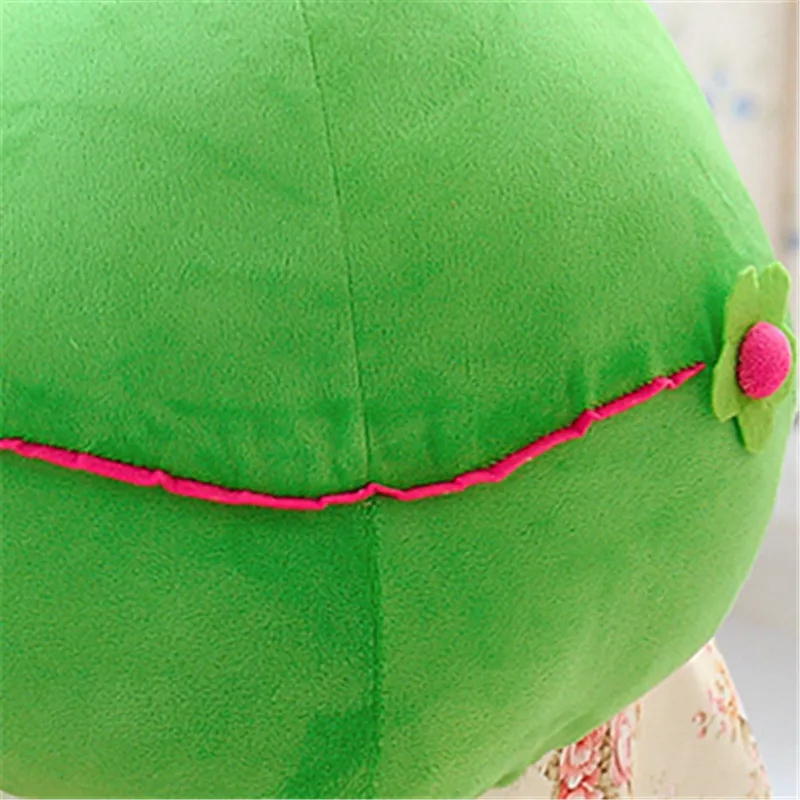 Плюшевая лягушка с большой головой 35 см 2016 милая мультяшная супермягкая подушка
