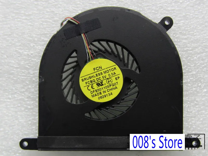 Процессор теплоотводы вентилятора для Gigabyte Razer rz09-01301e20 лезвие 1" /14 rz09-0102 2013 fcbq DC5V 0.5a dfs501105pq0t СКЛС
