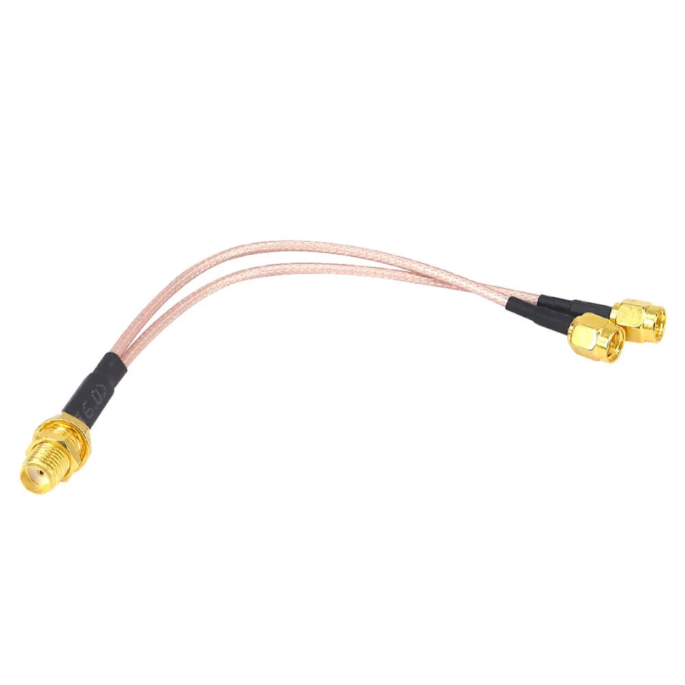 SMA гнездо Гайка к 2 штекер Y Тип сплиттер Сумматор кабель Pigtail RG316 15 см 6 &quotдля Wi Fi