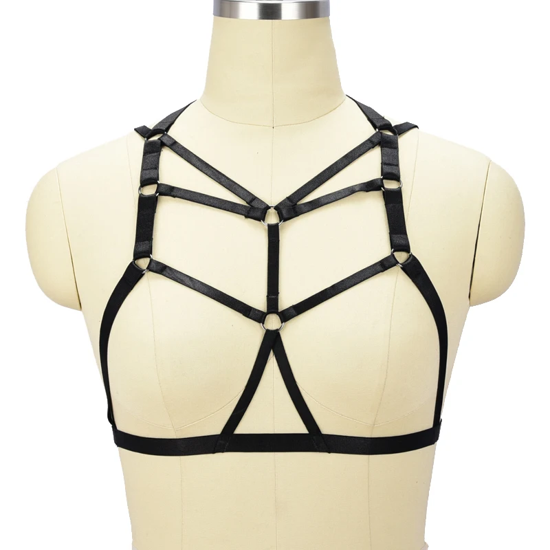 Сексуальный бюстгальтер JLX. Портупея Корсет-бондаж Bralette 90-е нижнее белье для