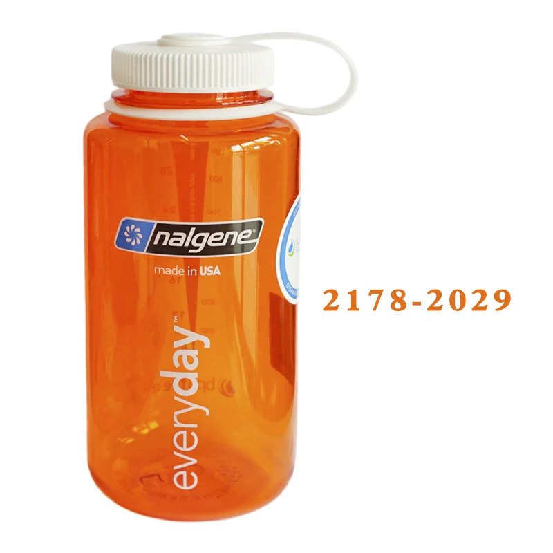 Nalgene Портативный Спорт на открытом воздухе чашки пластиковый стакан воды Велосипеды спортивный чайник герметичные чашки Пеший Туризм Спортивная бутылка для воды 1000 мл - Цвет: 2178-2029