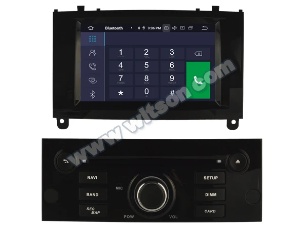 WITSON Android 9,0 Восьмиядерный(Восьмиядерный) 4G ram+ 64G rom автомобильный dvd-плеер gps для PEUGEOT 407 сенсорный экран Авто Радио DVD