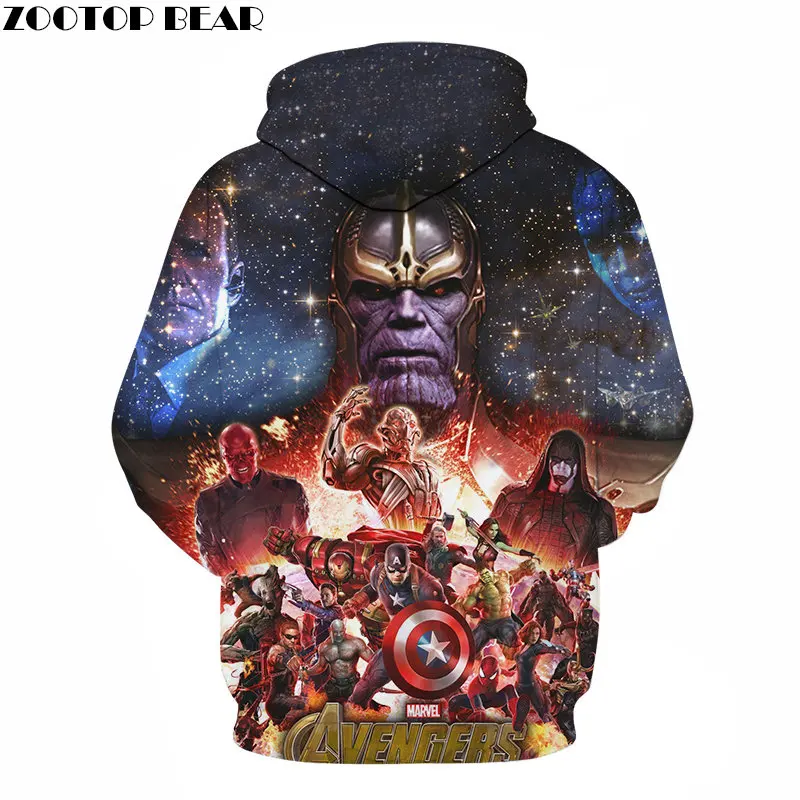 Ultron Age 3D печать Мстители 4 худи Мужские Толстовка Пуловер Marvel спортивный костюм весенняя одежда Мстители Азиатский размер S-6XL