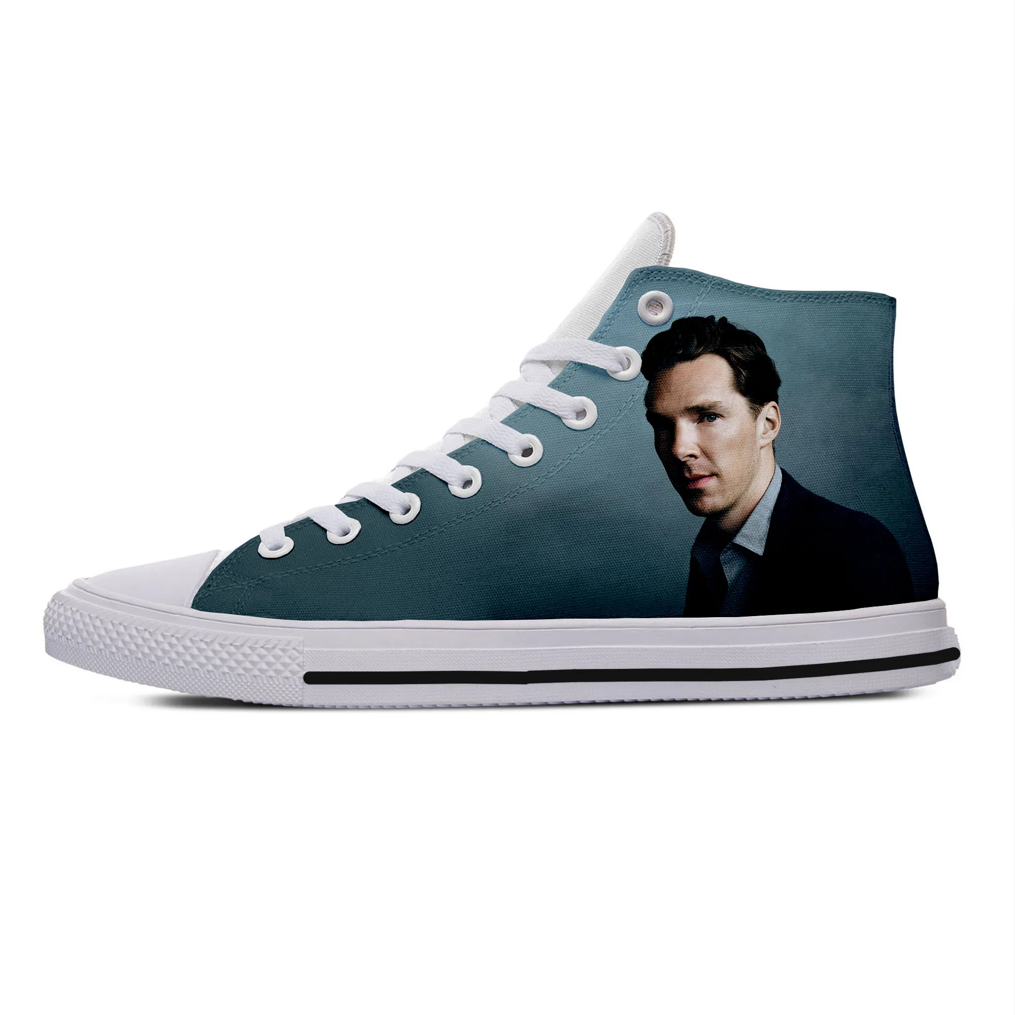 Мужские/женские высокие кроссовки benedict cumberbatch повседневная обувь с 3D принтом