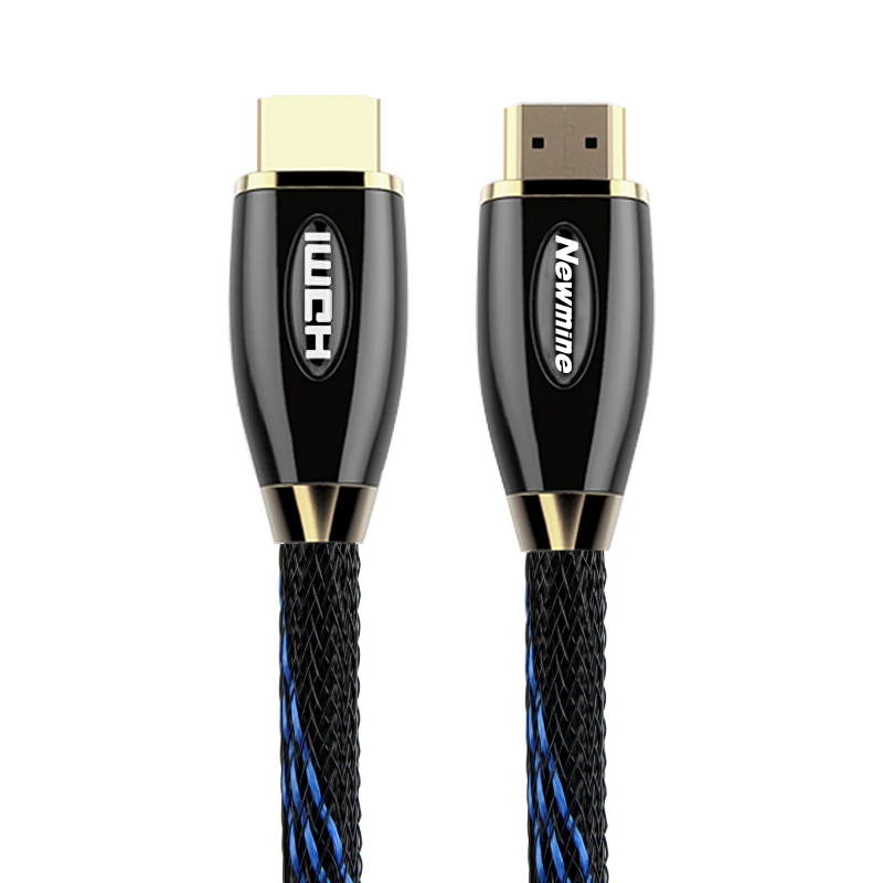 Новые металлические кабель HDMI 2 0 Высокое Скорость мужчинами 4 K 3D кабельный разъем
