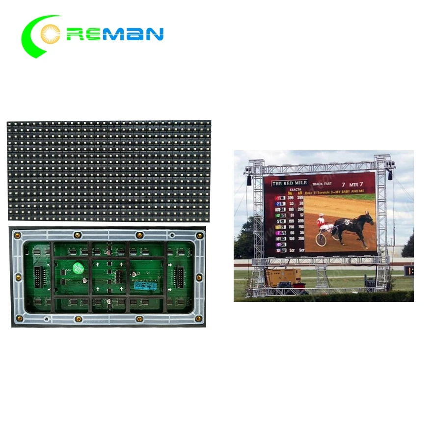 Уличный светодиодный модуль P8 smd3535 высокой яркости 1/4 сканирование 8 мм 10